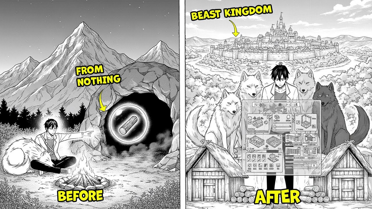 EXILED TO ANOTHER WORLD WITH THE SKILL “CREATION” — BUILT A BEAST KINGDOM FROM NOTHING | MANGA RECAP