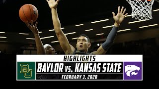 No. 1 Baylor vs. Kansas State Basketball Highlights (2019-20) | Stadium