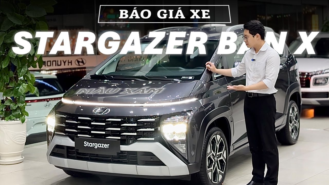 Giá xe Hyundai STARGAZER X 2025 - Trả trước 131 Triệu | Review STARGAZER 2025 Màu Xám Trang Bị Gì?