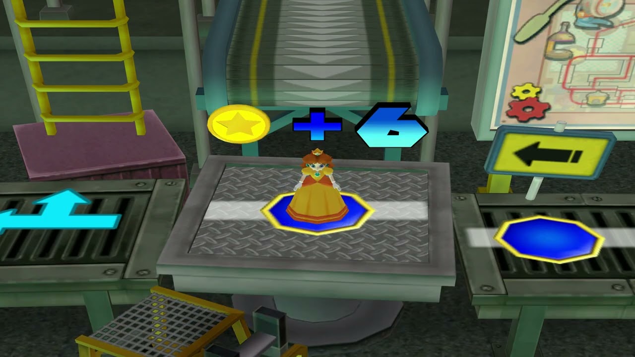 3x Stars Challenge - E. Gadd's Garage - Mario Party 6 (Gamecube)