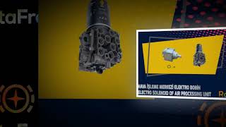 Electro Solenoid Of Air Processing Unit Hava İşleme Merkezi̇ Elektro Bobi̇n Wabco