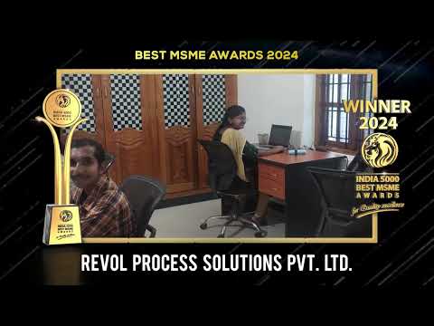 Revol Process Solutions Pvt  Ltd  -  India 5000 Best MSME Awards 2024 - video from Revol LIMS