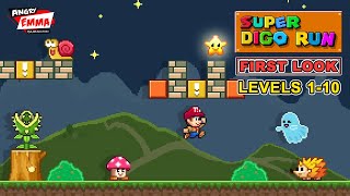 Super Digo Run:Jump Adventure - Levels 1-10 / FIRST LOOK screenshot 1