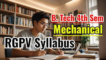 RGPV b tech 4th sem syllabus mechanical | rgpv syllabus 4th sem mechanical engineering