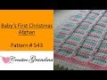 Baby's First Christmas Afghan - Crochet Tutorial - Easy to Crochet