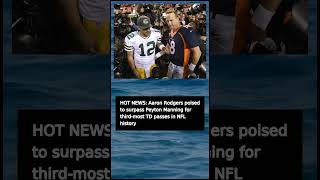 Aaron Rodgers poised to surpass Peyton Manning for third-most TD passes in #NFL #SuperBowl #Shorts