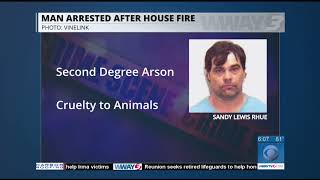 Tabor City man tells police he set fire to home with dog inside