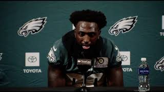 EAGLES Paris Campbell on Isaiah Rodgers , Nick Sirianni