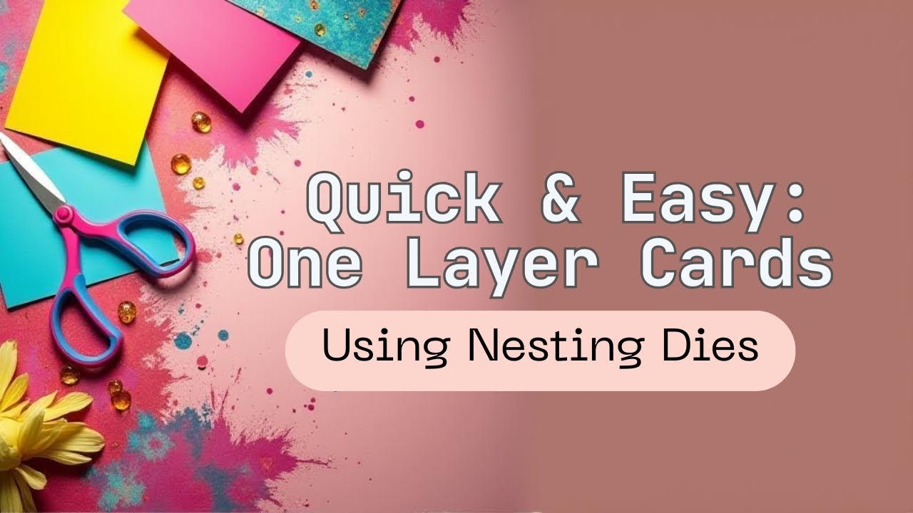 Simple Trick for WOW Single Layer Cards: The Easiest Way to Make Single Layer Cards Look AMAZING ✂️✨