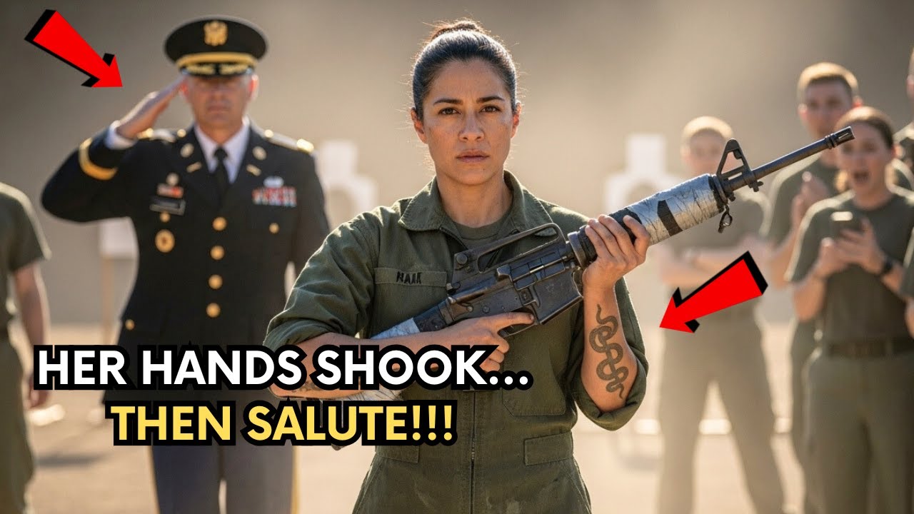 Soldiers Laughed at Her Trembling Hands — Then the Colonel Stood and Saluted
