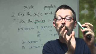 Q&A: PEOPLE versus PEOPLES and PERSON versus PERSONS