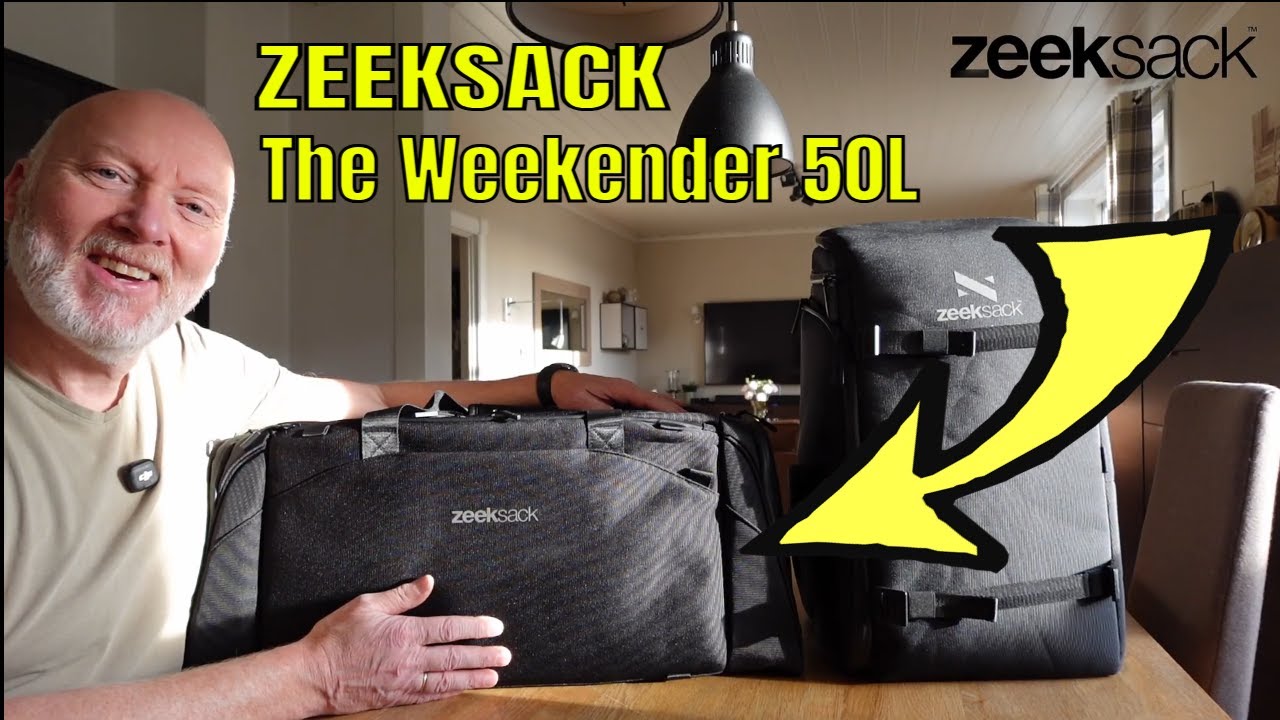 Zeeksack weekender 50 L duffle bag/duffelbag, short review - YouTube