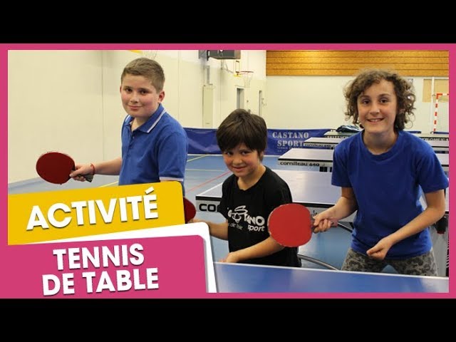 Tennis de table : un sport de compétition pour les enfants