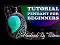 Pendant made of Polymer clay for Beginners.Мастер-класс: Кулон из полимерной глины для начинающих