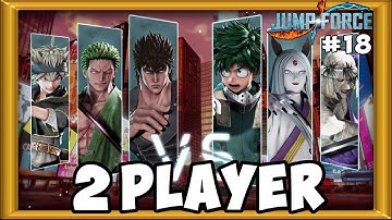 Jump Force 2 player offline - local multiplayer | ALL RANDOM #18