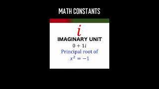 Math Constants, Their Symbols and Meaning #Math #algebra #rolandoasisten