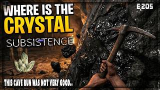 Subsistence S5 E205: This Cave Run For Crystal Was Not Very Good But The Coal Was Awesome !