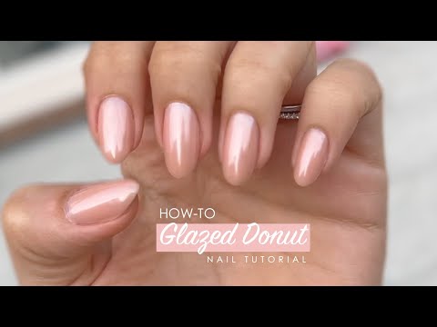 Hailey Bieber Inspired Glazed Donut Nude Nails Tutorial | Shonagh Scott