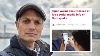 Japan Earthquake & Questionable Information Spreading | Haneda, Hokuriku Update