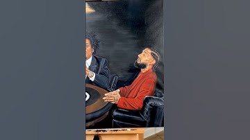 Nipsey Hussle Painting 🎨 dropping soon! #art #artshorts #artvideo #viral #howtopaint #nipseyhussle