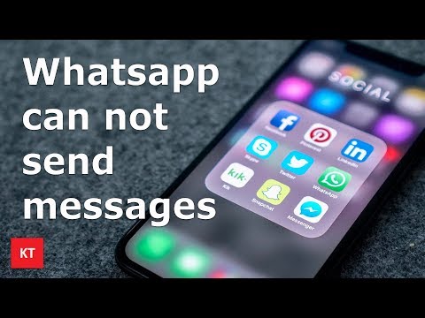 Whatsapp가 메시지를 보내지 않음-해결 방법