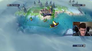 NO COASTAL CITIES CHALLENGE EGYPTIAN DEITY PLAYTHROUGH - CIVILIZATION REVOLUTION GAMEPLAY
