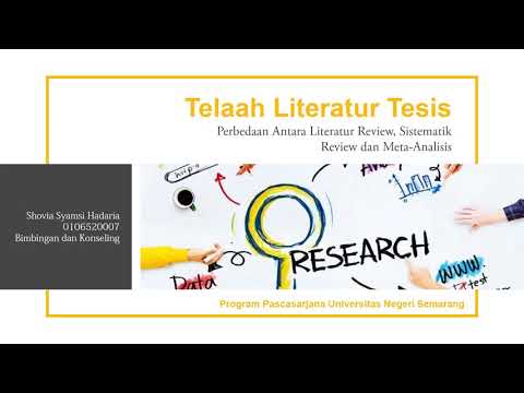 Video: Tinjauan Literatur Sistematis Dan Meta-analisis Pada Epidemiologi Asidemia Propionik