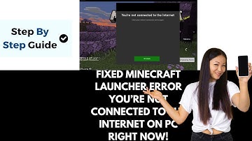 How To Fix Minecraft Launcher Error You