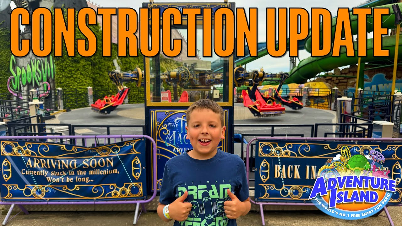 TIME MACHNE - Adventure Island - Construction Update June 2025 Southend
