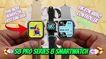 S8 Pro Series 8 Smartwatch | S8 Pro Watch 8 Smartwatch | Dual Mode Always On First Time Ever