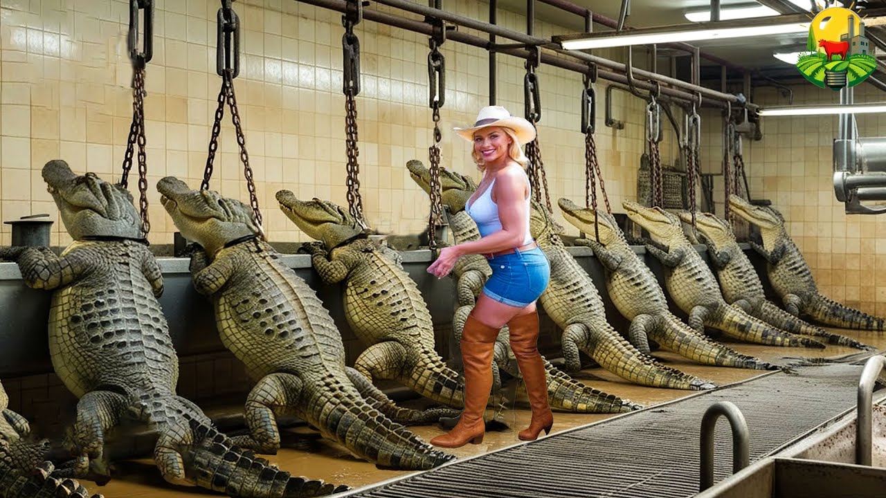 CÓMO los GRANJEROS GANAN 100 MILLONES de DÓLARES CRIANDO COCODRILOS🐊| CARNE, CUERO y NEGOCIO SECRETO