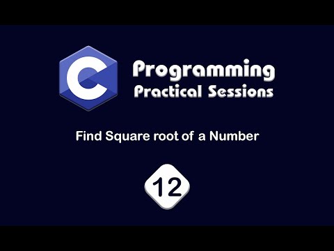 Find the square root of a Number in C Programming