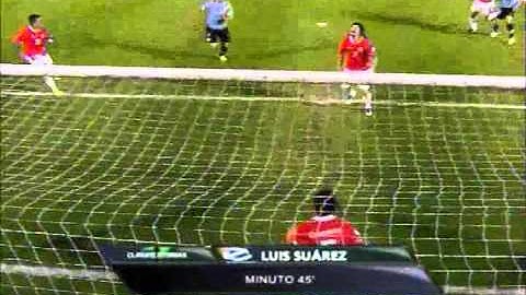 Uruguay 4 vs 0 Chile :: Eliminatorias Brasil 2014