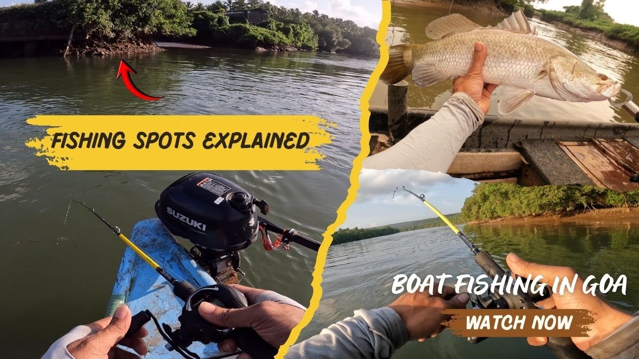 Как определить хорошее место для рыбалки | Места для рыбалки с пояснениями!! | Рыбалка в Гоа
