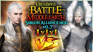TÜM MÜDAHALELERE RAĞMEN DURDURULAMAYAN GÜÇ (1v1v1) | The Battle for Middle-earth / S.A.M v0.7
