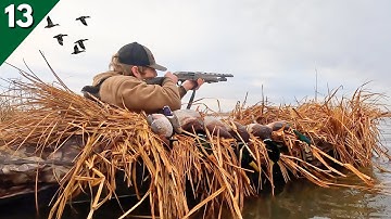 Solo Kayak Duck Hunting | Covered Up In Mallards On A Tiny Island!