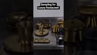 Sampling for Luxury Restaurant #curatedtablebyakshay #hospitalityinsider #foodandhospitality #viral