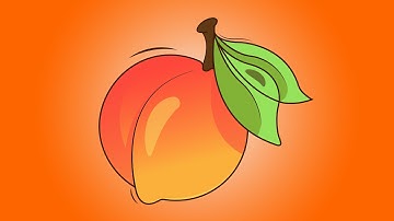 Adobe Illustrator Beginner Tutorial: Create a Vector Peach from Sketch (HD)