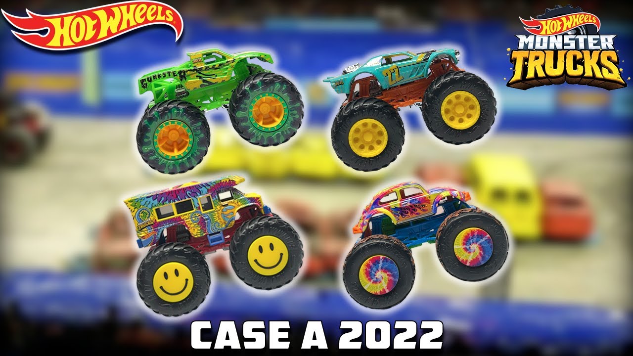 Hot Wheels Monster Trucks 1:64 Scale Vehicle 2023 Mix 2 Case of 8