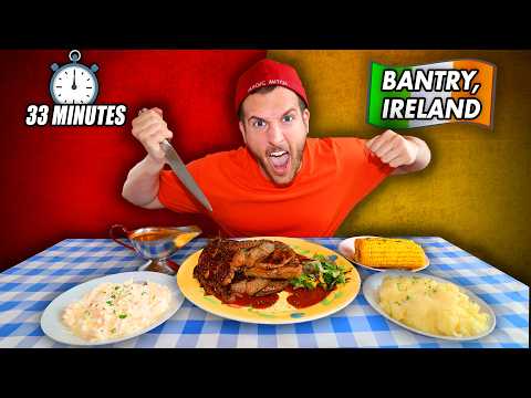 This 6LB Irish Steak Challenge Comes with a 33 Minute Time Limit!
