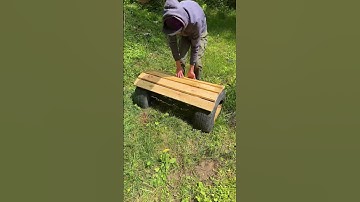 Quick DIY Bench From a Tire