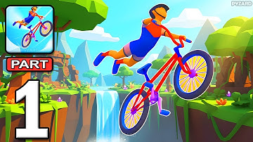 Bike Stunt Race - Gameplay Walkthrough Part 1 - Ride A Bike (iOS, Android)