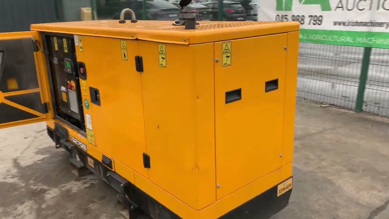2024 JCB 25KVA DIESEL GENERATOR FOR AUCTION