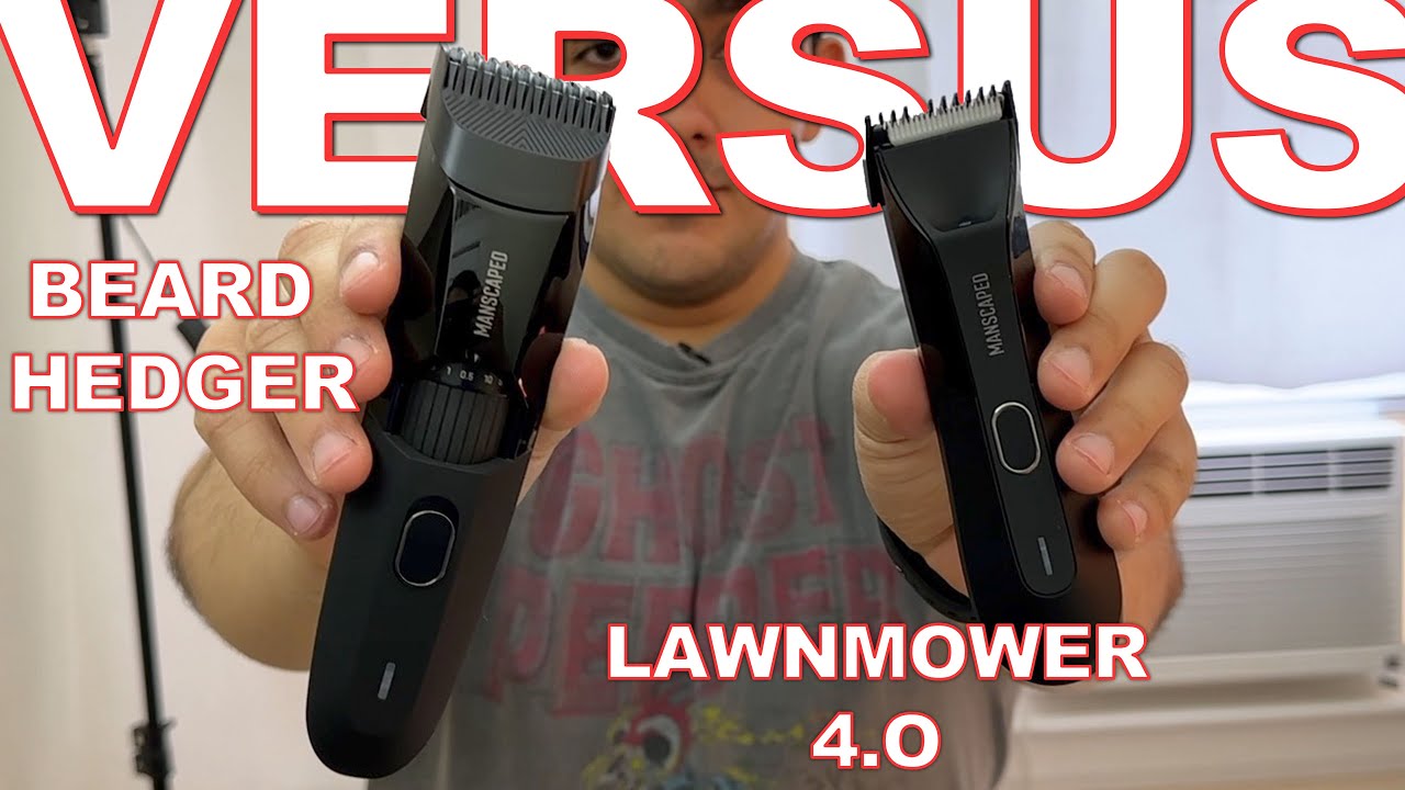 manscaped Beard Hedger vs Manscaped Lawnmower 4.0 YouTube