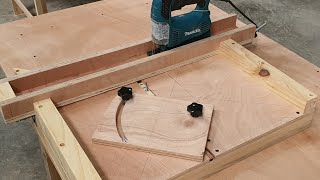 Homemade || Jigsaw Cutting Station || JIGSAW DIY