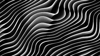 4K Abstract Wavy Lines Animation | Black & White Motion Background | 50 FPS