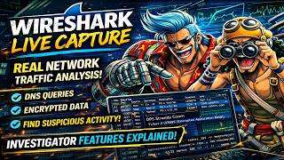 Wireshark Live Capture Lab: How to Analyze Real Network Traffic Like an Investigator