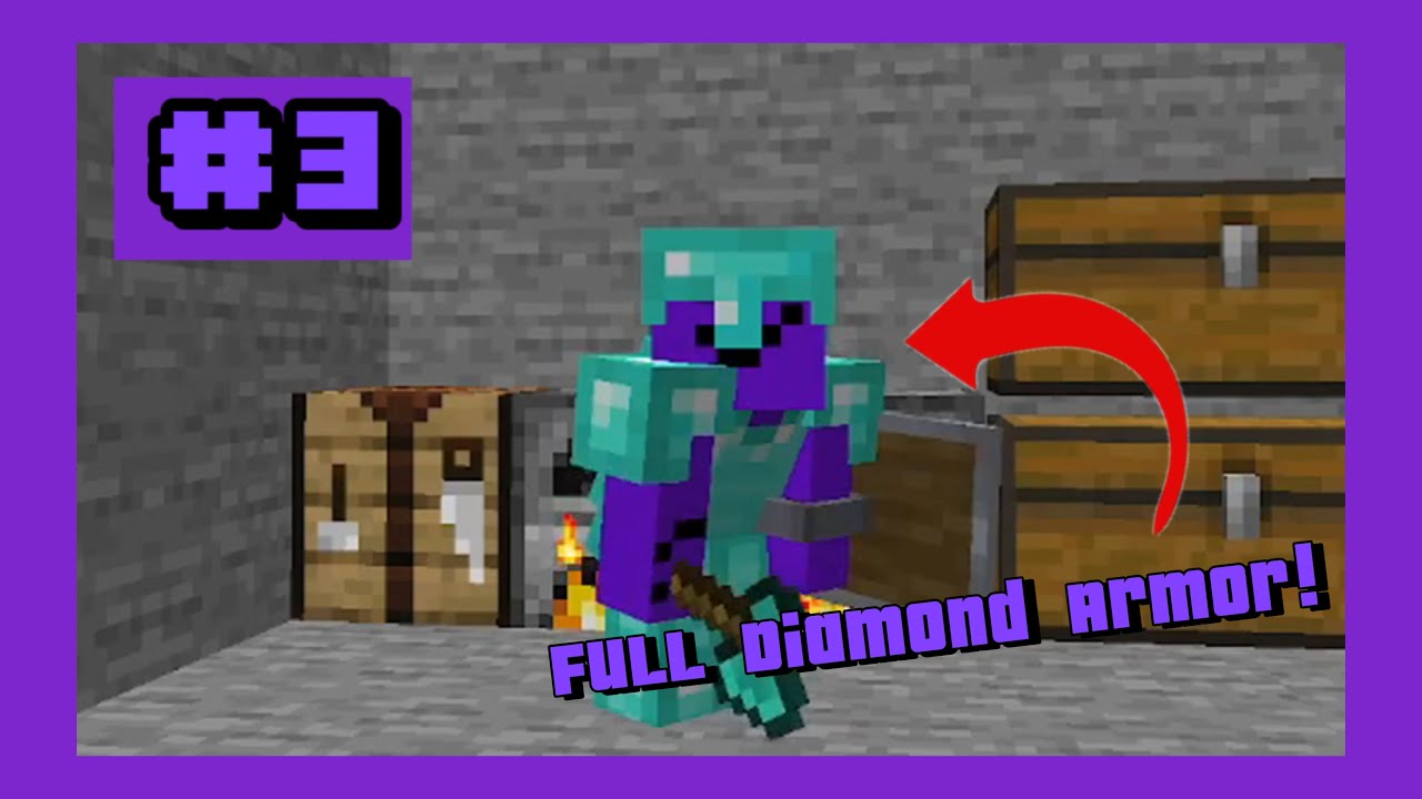 How i EASILY Got Diamond Armor In Hardcore Minecraft - YouTube