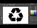 How to Draw a Recycle Symbol in Adobe Illustrator