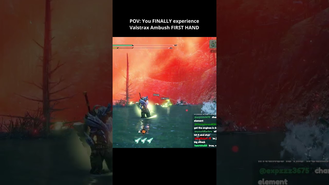 Valstrax Ambush #mhrise #mhworld #mhwilds  #monsterhunter